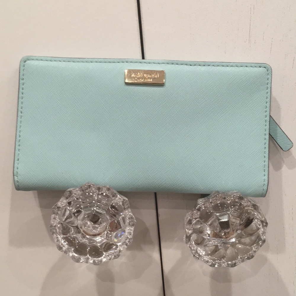 Mint green Kate Spade wallet